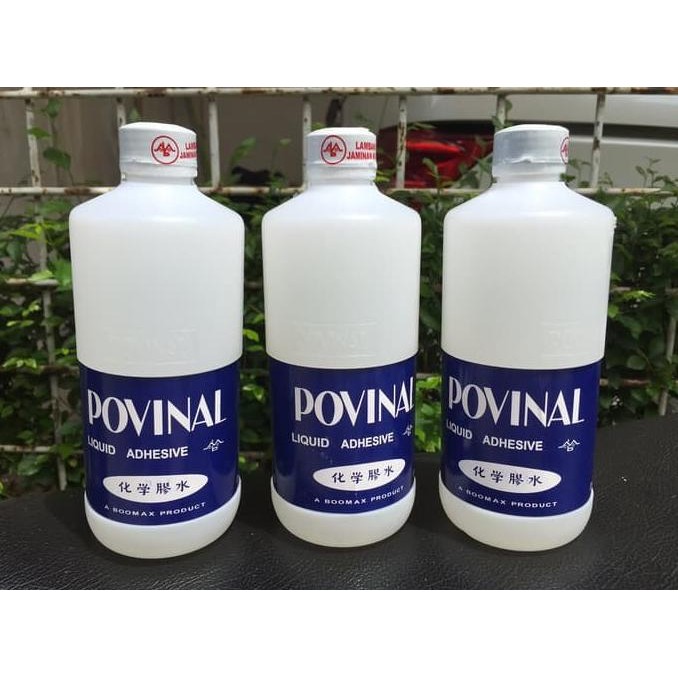 

ready LEM / GLUE CAIR ( BENING ) POVINAL 113 500 ML ( BESAR ) murah