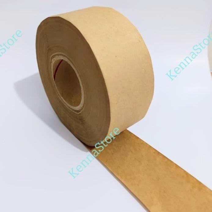 

ready Kraft Tape, Lakban Kertas Coklat 48 mm x 80 Mtr murah