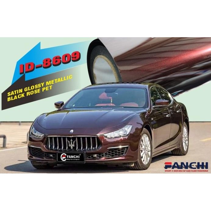 

ready FANCHI Sticker Satin Metallic Glossy Series Kode ID Ukuran 1.52M x 17M / ROLL murah