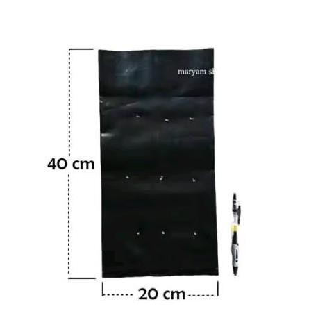 Polybag tanaman ukuran 40x40 1kg - polybag planter ukuran 40x40 1kg isi 30 pcs - Planter taman polyb