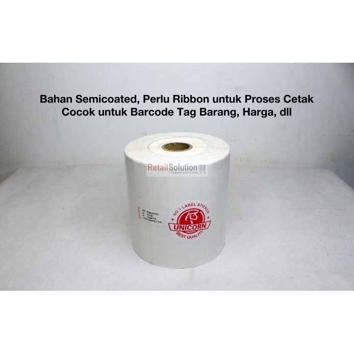 

ready Sticker Label Barcode 33x15 mm @10000 Semicoat 3 Kolom murah