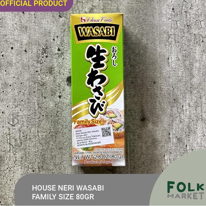 

HOUSE Neri Wasabi / Pasta Wasabi - 43gr / Family Size 80gr