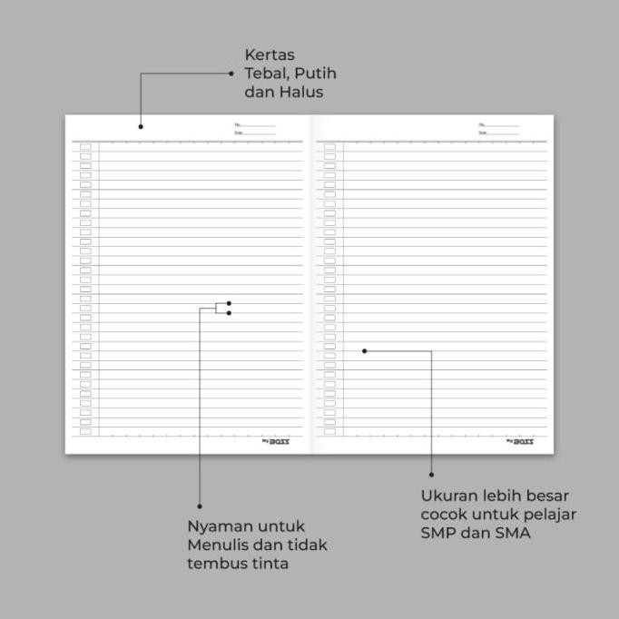 

tyS Buku Tulis BigBoss Campus 36 Lembar (1 Pack 10 Buku)