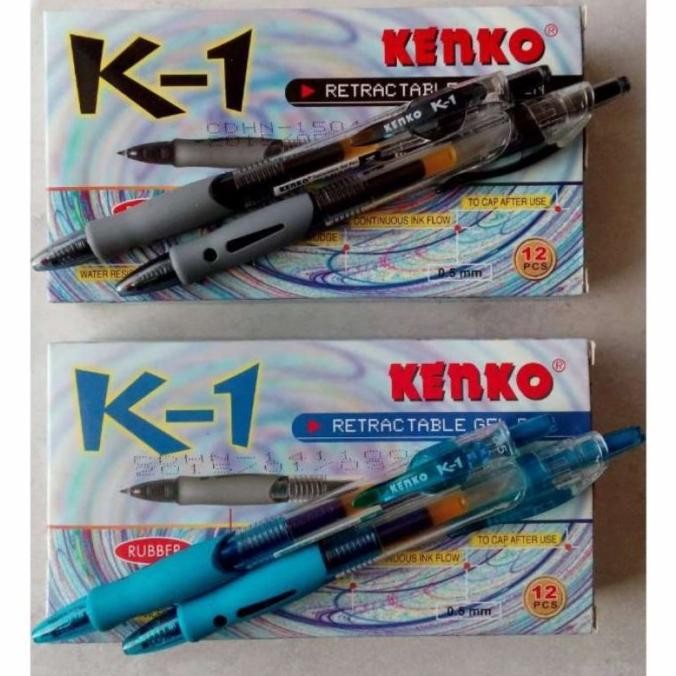 

tyS PULPEN GEL KENKO K-1 0.5 PER LUSIN HTM/BIRU