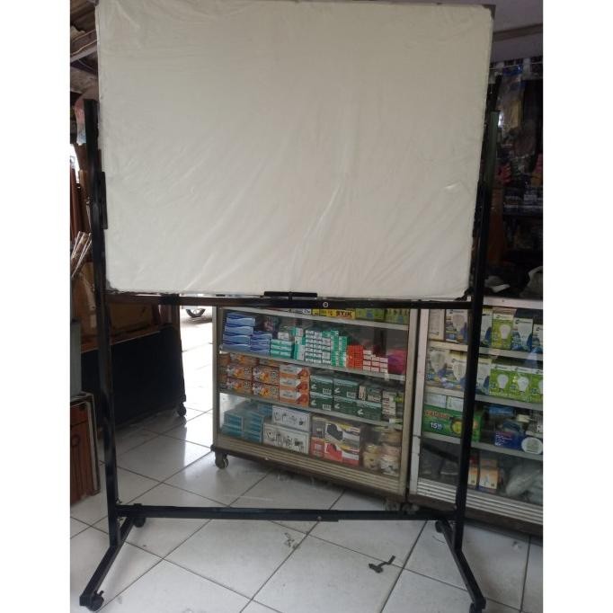 

tyS Papan Tulis 90x120 Whiteboard & Blackboard 2 sisi