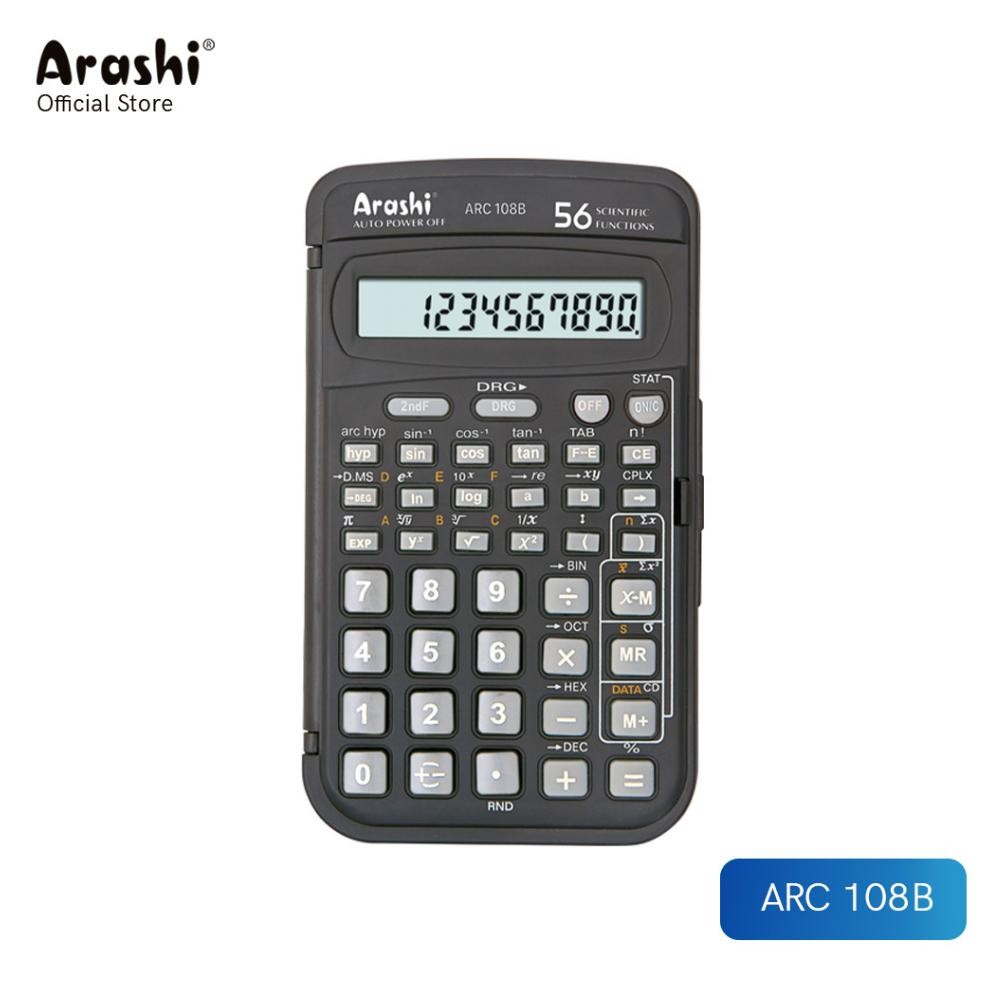 

baru !!! Arashi Kalkulator ARC 108B / 10 Digit / Scientific Calculator