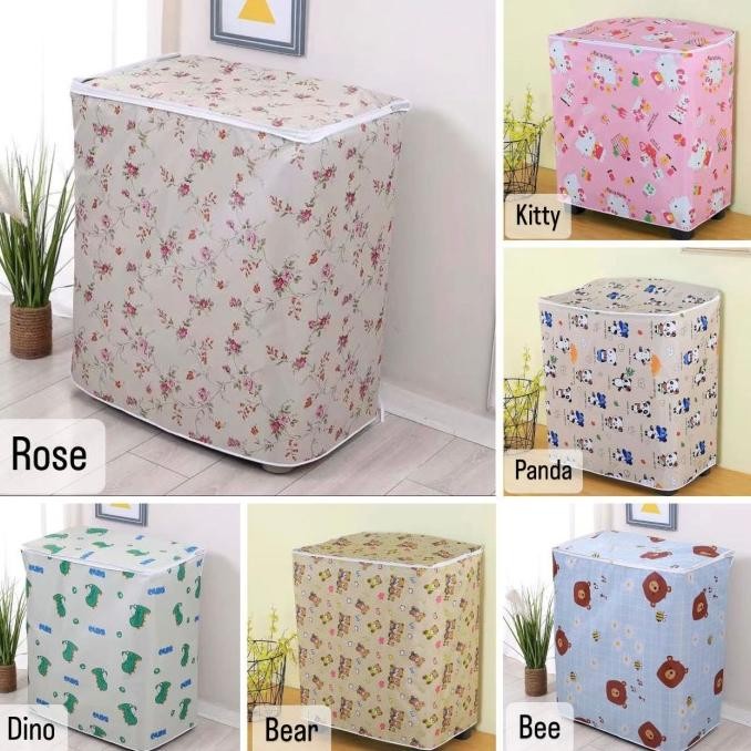 sarung mesin cuci 2 tabung / cover mesin cuci 2 tabung yan