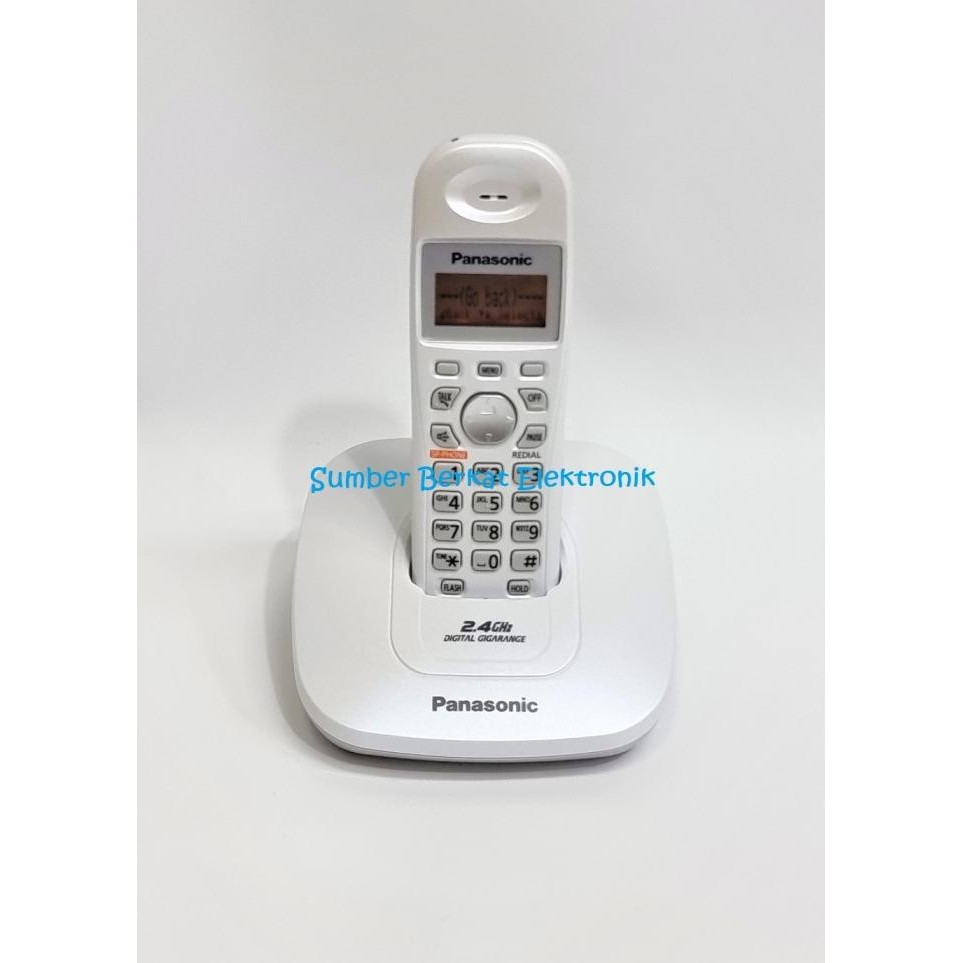 Telepon WIreless Panasonic Telepon Rumah Wireless KX-TG3611 Putih