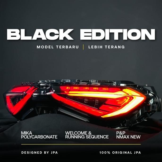 New Lampu Stop / Rem Tipe Transformer Black Edition All New Nmax JPA Ori