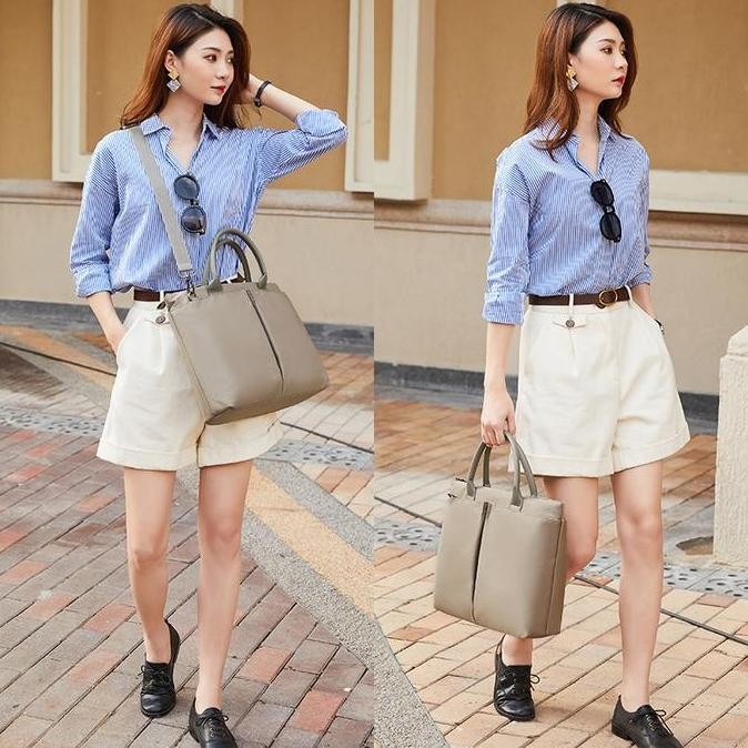 Tas Wanita Multifungsi Jinjing Kerja Kuliah Selempang Slempang Laptop 11 12 13 14 15 15,6 Inch Motif