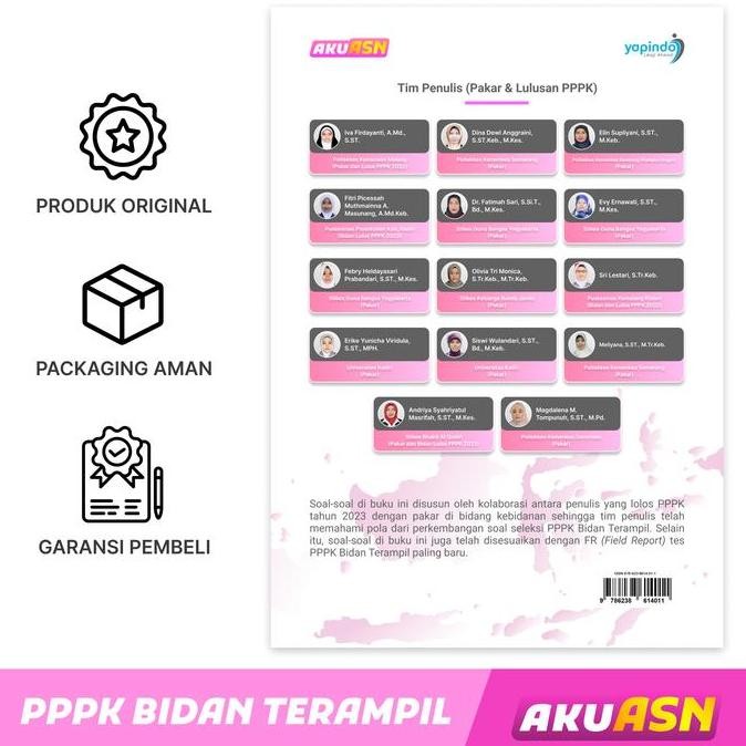 [[ DOBY / BUKU PREDIKSI SOAL PPPK 2024/25 BIDAN TERAMPIL (D3 KEBIDANAN) BEST SELLER