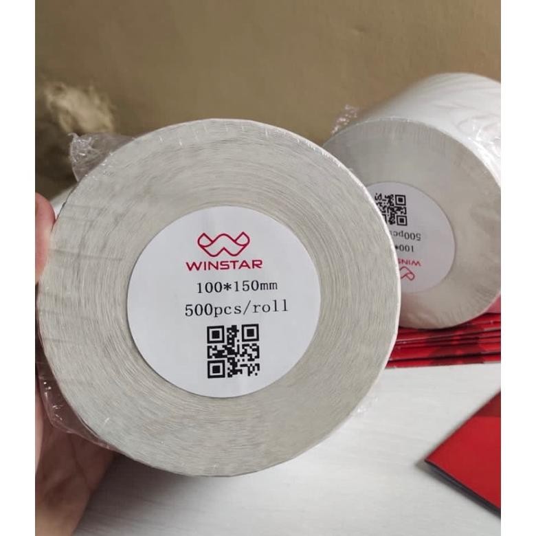 

Jg-8 Ew-98 Kertas Resi Label Stiker Barcode Printer Thermal Termal Ukuran A6 100X150 Mm Isi 300 500 Lembar Terlaris
