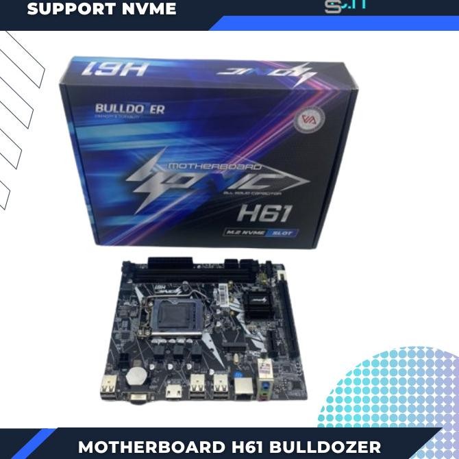 Sale Mobo Motherboard H61 Socket 1155 Bulldozer Core I3 / Core I5 / Core I7