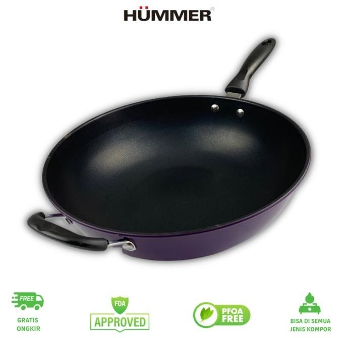WAJAN WOK PENGGORENGAN TEFLON 30 CM - HUMMER