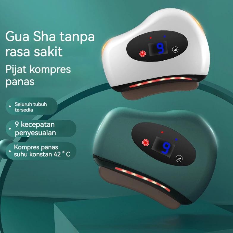 100% Ori/GUASHA elektrik 12 level /Face Gua Sha Electric Beauty Machine/ Kerokan Badan dan Wajah/fac