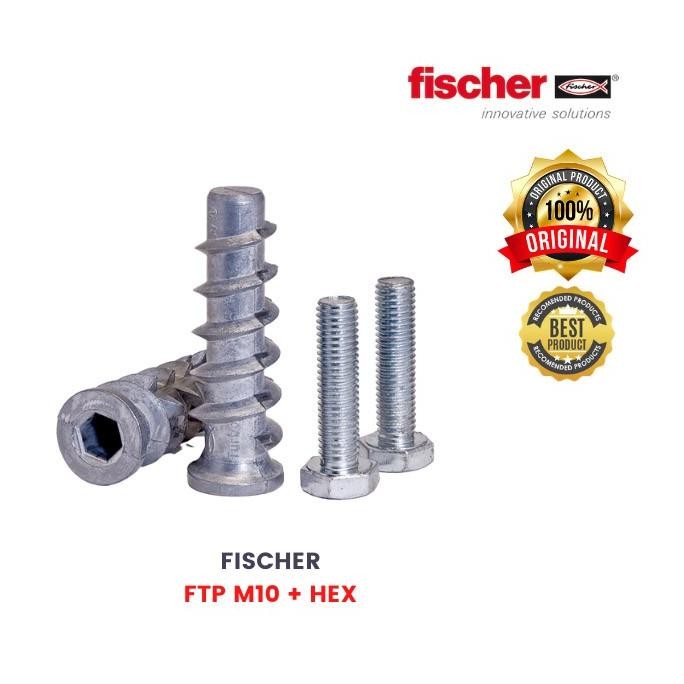 ANGKUR FISCHER FTP M10 MM + BAUT ORIGINAL DAN TERPERCAYA