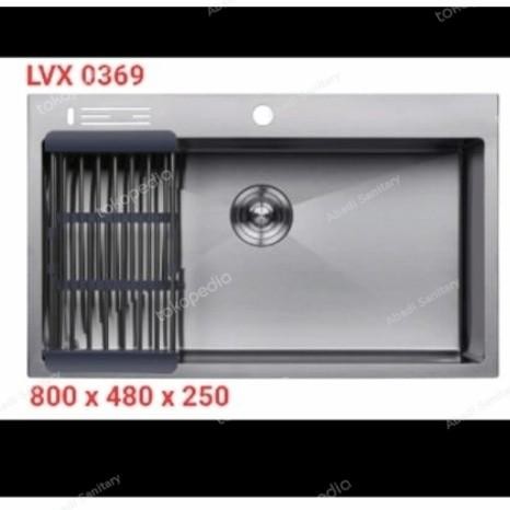 Kitchen Sink Stainless 304 Lavenia Lvx 0369 Bak Cuci Piring Undermount Original Dan Terpercaya