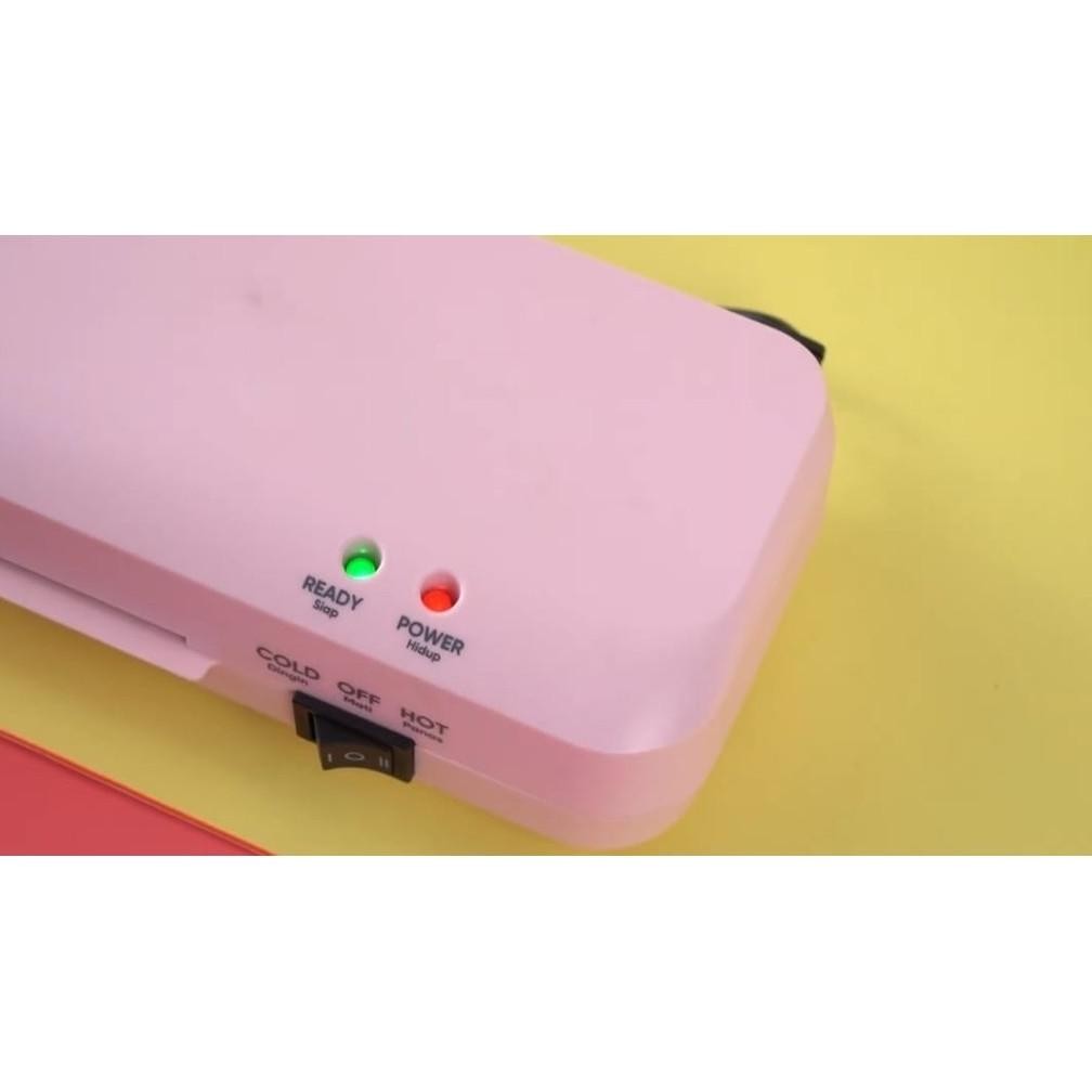 

Ew64 ew-45 Mesin Laminating Joyko LM07 CO ukuran A4 & F4 Color / Laminator Low Watt LM-07CO Termurah Murah