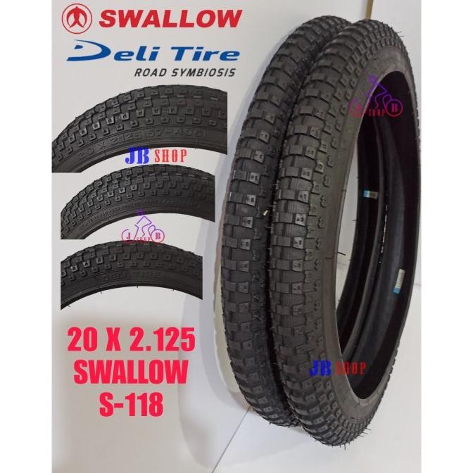 BAN LUAR SEPEDA  20 X 1.95 2.125 2.30 2.50 195 2125 230 250 SWALLOW KENDA  SEPEDA BMX FAT BIKE 20x2.