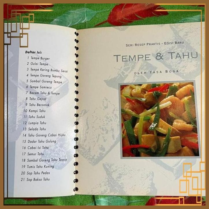 [JAN] BUKU RESEP TEMPE & TAHU - YASA BOGA