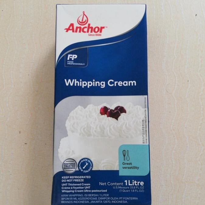 

Sale Anchor Whipping Cream 1 Liter Whip