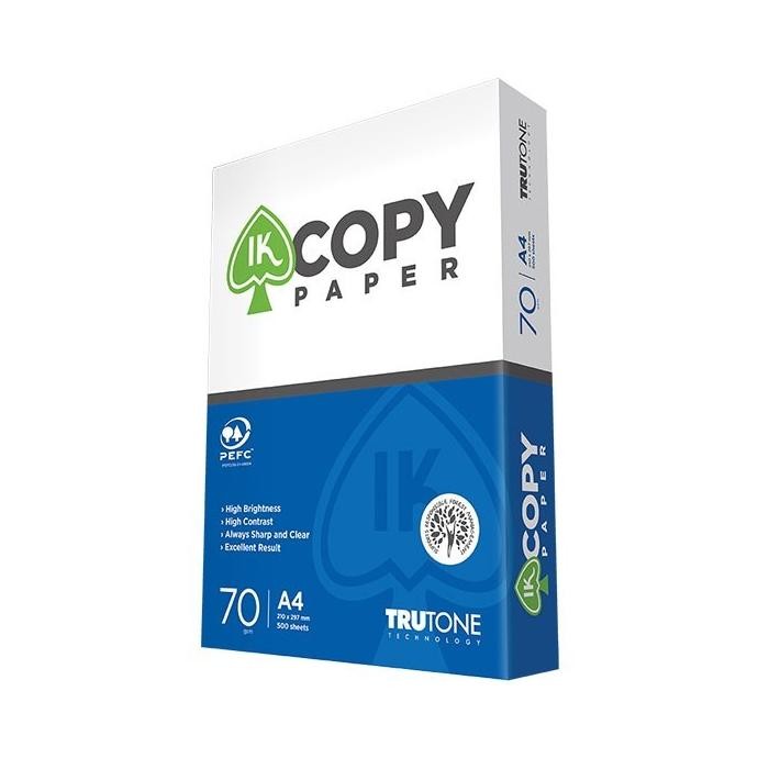 

tyS KERTAS HVS A4 70 gram IK COPY PAPER / RIM (HARGA PROMO!!!)