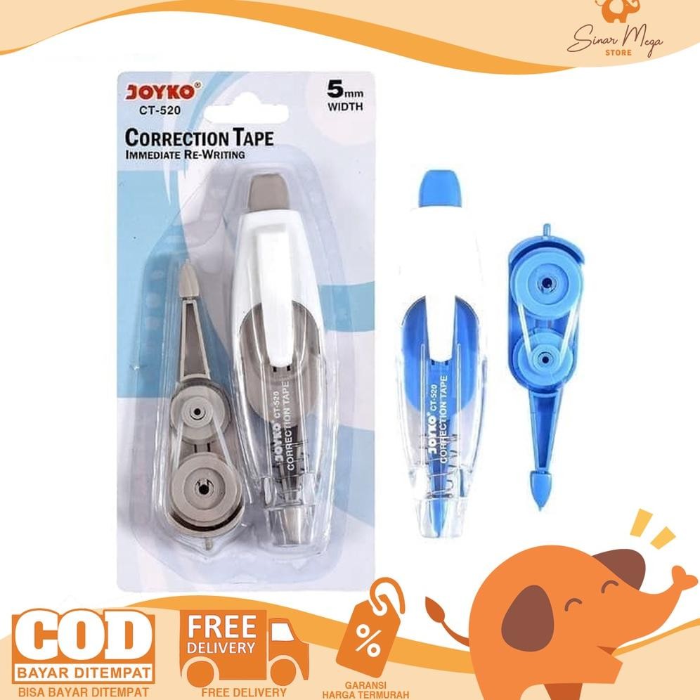 

HRN-813 JH85 Joyko Correction Tape + Refill CT-520 Berkualitas Original