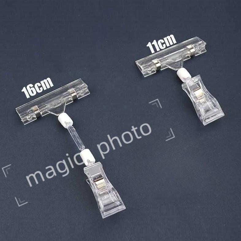 

redi Jepitan Promo Penjepit Label Papan Tag Hanger Transparan 11cm Jepit Harga Obral untuk Penjepit Label Papan Price Tag Hanger Transparan