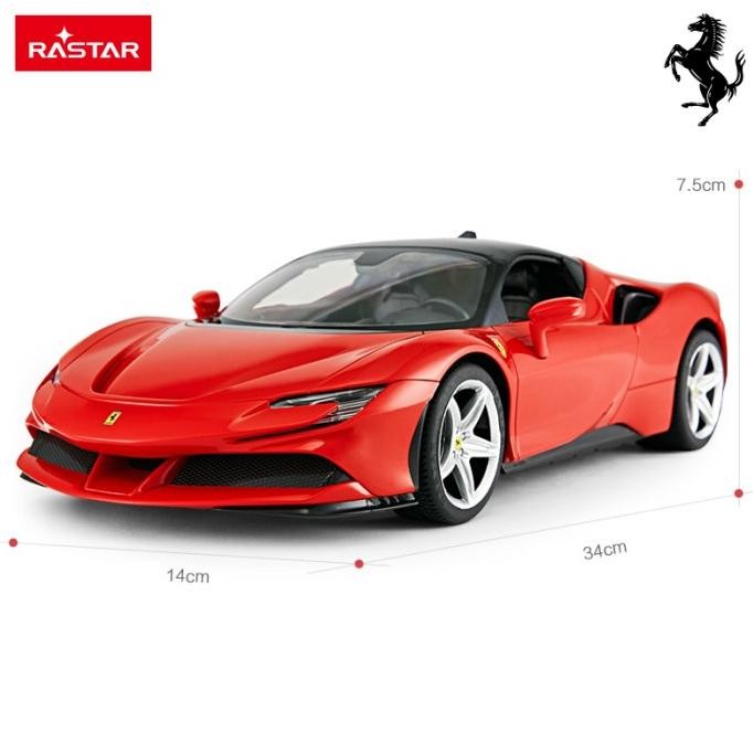Murah RASTAR RC Ferrari SF90 Stradale 1/14 Scale Non COD