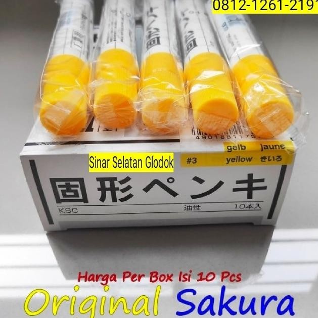 

NEW SAKURA STEEL SOLID MARKER YELLOY / KUNING