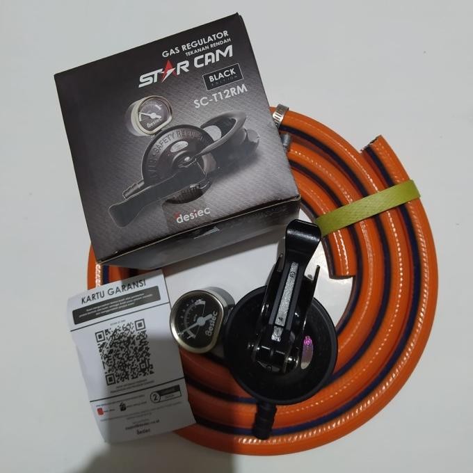 REGULATOR MODENA STARCAM KOMPOR TANAM SELANG GAS LPG 700 PSI 3 LAPIS