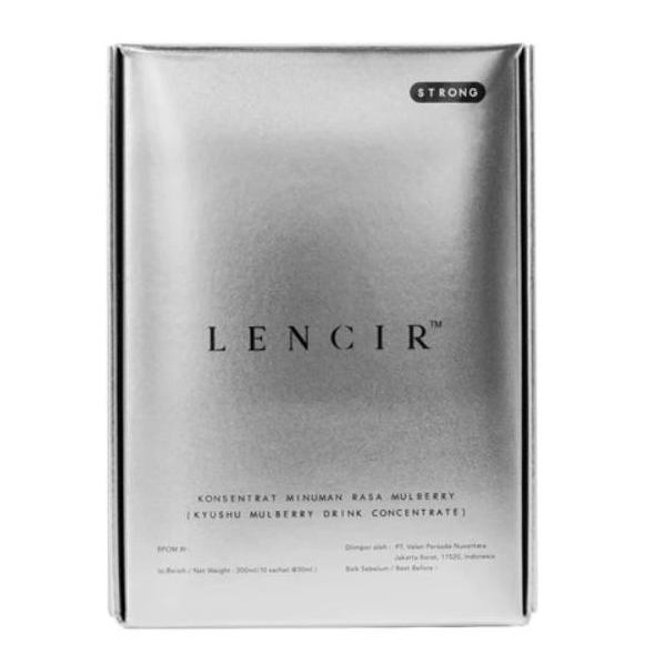 

LENCIR STRONG ORIGINAL - 1 BOX ISI 10 SACHET MINUMAN RASA BLACK RUBY PLUM LENCIR