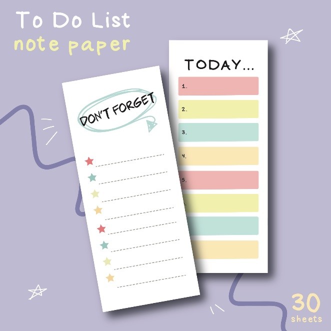 

Candy Pop To Do List / Mini Memo pad / Aesthetic / Cute paper