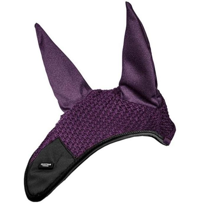 Premium Equestrian Stockholm Ear Bonnet Black Raven Original