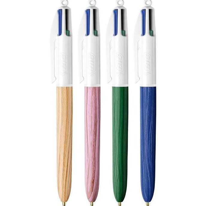 

TERLARIS - Bic Wood Effect 1.0 mm 4 Colours Ballpoint Pen