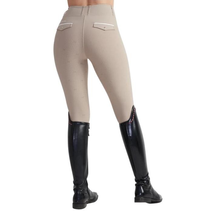 Premium Maximilian Equestrian Pro Riding Leggings Beige Original