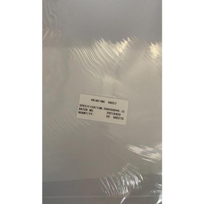 

new !!! BAHAN ID PVC CARD 5 set murah