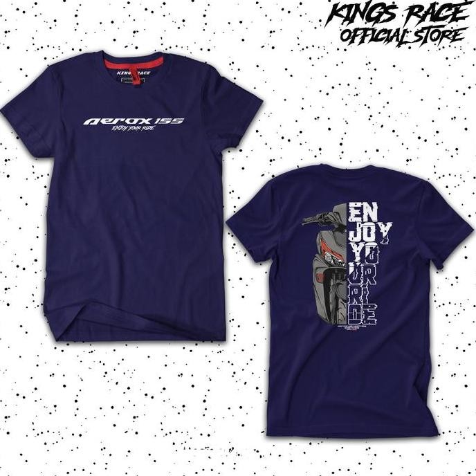 new  Kaos Baju Aerox Terbaru, Kaos Motor Aerox bahan katun combet murah