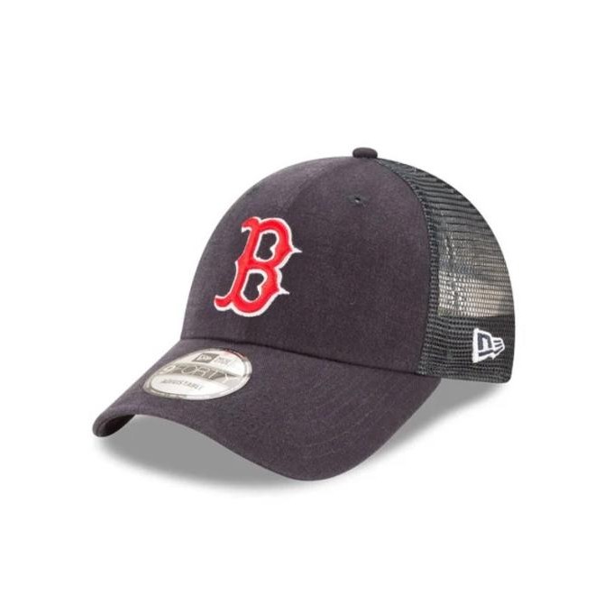 Topi Original New Era 9forty Trucker Boston Red Sox Navy