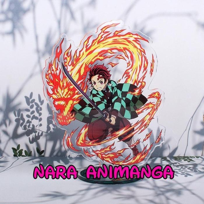 Nara Animanga Standee Akrilik Action Mini Figure Anime Kimetsu No Yaiba