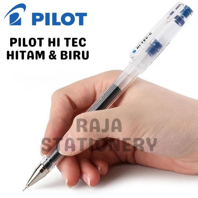 

TERLARIS - PILOT HITEC PEN 0.3 0.4 BLACK BLUE RED GEL PEN PULPEN HI-TEC-C HI-TEC HITAM BIRU MERAH HITECH 03 04 LUSIN BOX [12PCS]