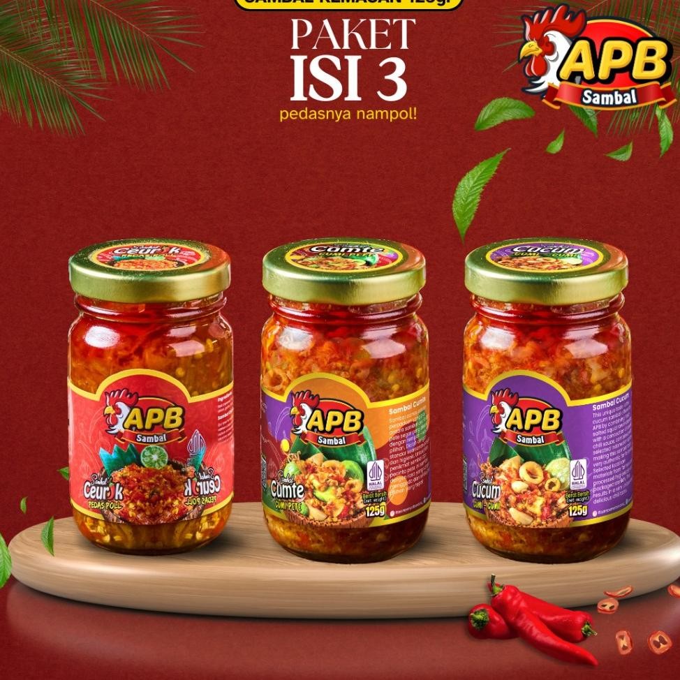 

Bundling 3 Ambal 125Gr Ambal Bawangceuri L Ambal Cu Pete L Ambal Cu
