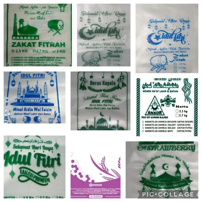 ><><><] Plastik Beras Zakat 2,5 kg