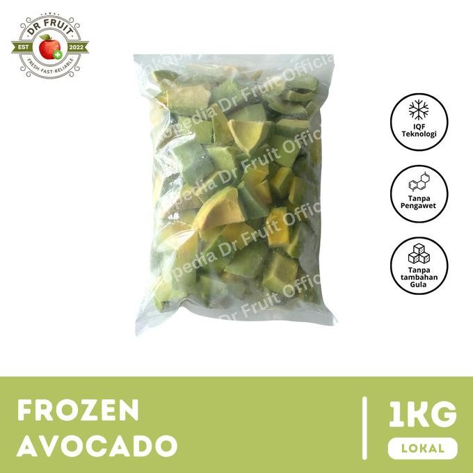 

Diskon! Buah Alpukat Beku | Frozen Avocado (IQF) | 1 KG