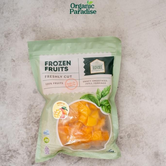 

Diskon! Golden Natura Mango Frozen Fruits / Buah Mangga Beku 450 gram