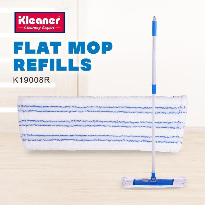 [Cod] Kleaner Flat Mop Refiil / Alat Pel Flat Mop Refill Microfiber