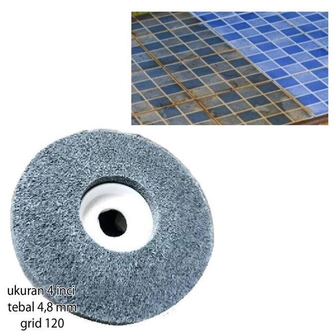 best produk] Pembersih kerak Lantai Kamar Mandi Sikat Toilet Mata Gerinda Poles Pemoles Ubin Granit 