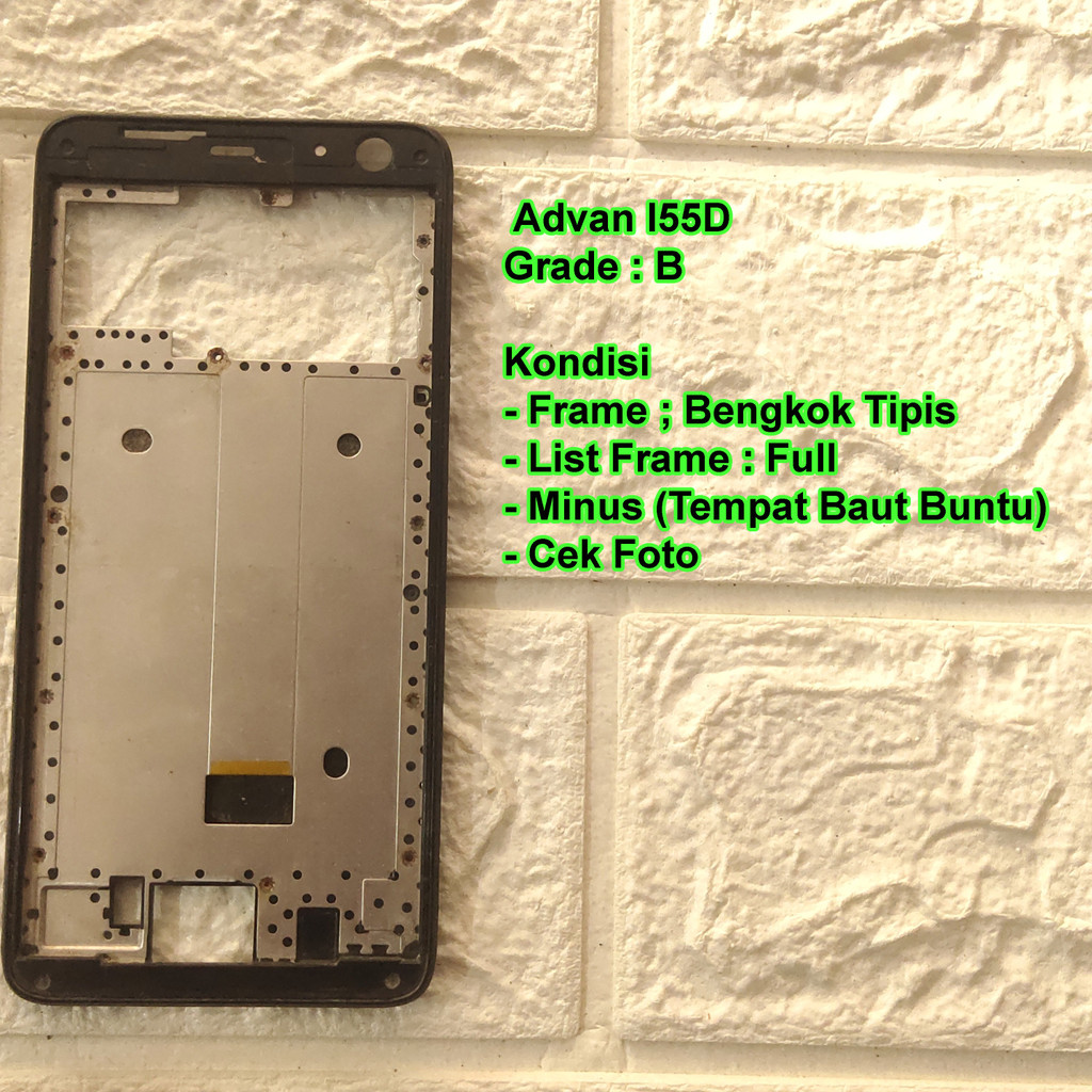 Advan I55D Frame Tulang Tengah /  Tatakan LCD Copotan