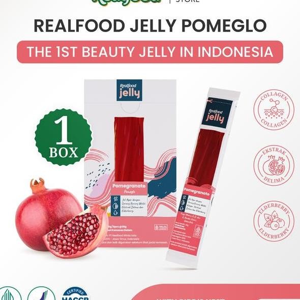 

Realfood Jelly Pomeglo Arang Burung Walet Dengan Olagen Etra Delima Dan Elderberry 6 Pc