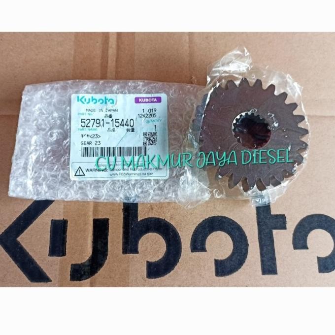 Gear 23 Dc70 52791-15440 Kubota New Stok